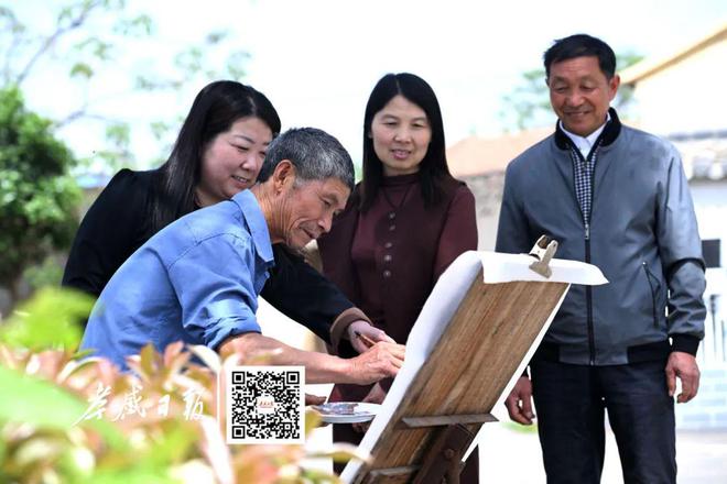 杏彩体育，孝昌七旬“农民画家”火了！